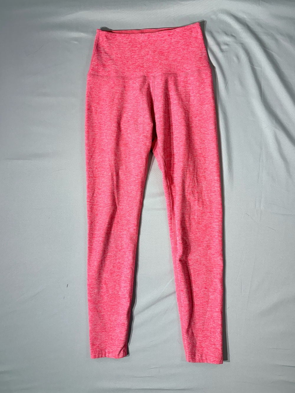 Beyond Yoga Heathered Pink High-Rise Leggings athleisure